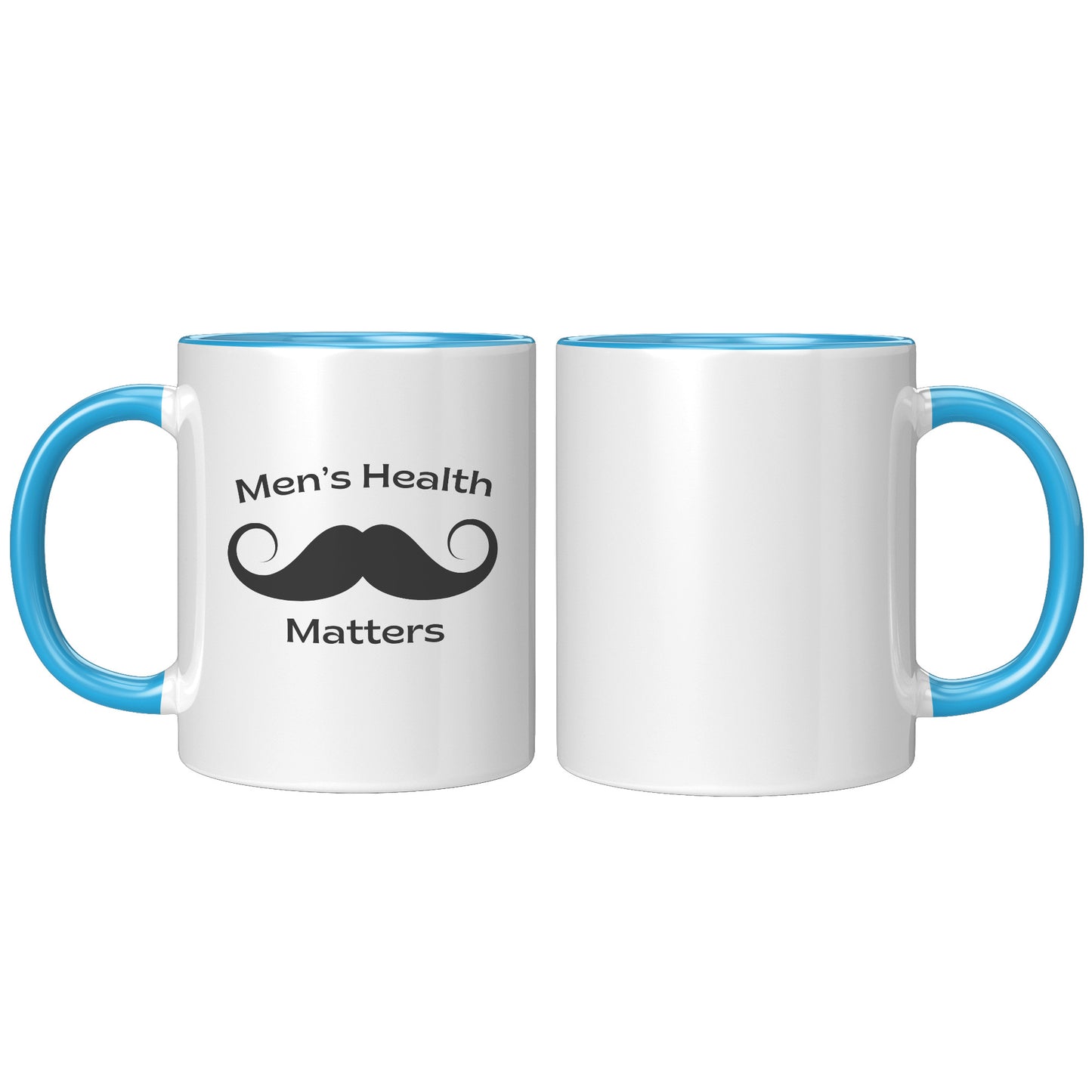 11oz Accent Mug Movember Men's Health Matters Left-Handed