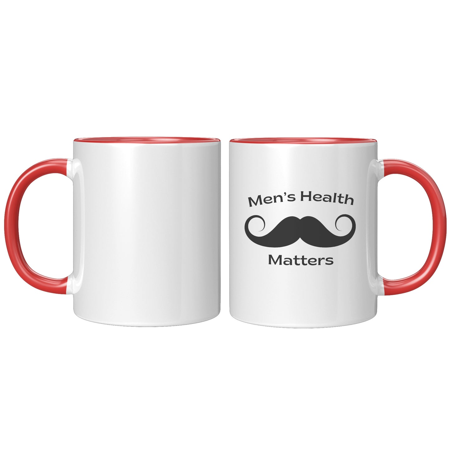 11oz Accent Mug Movember Men's Health Matters Right-Handed