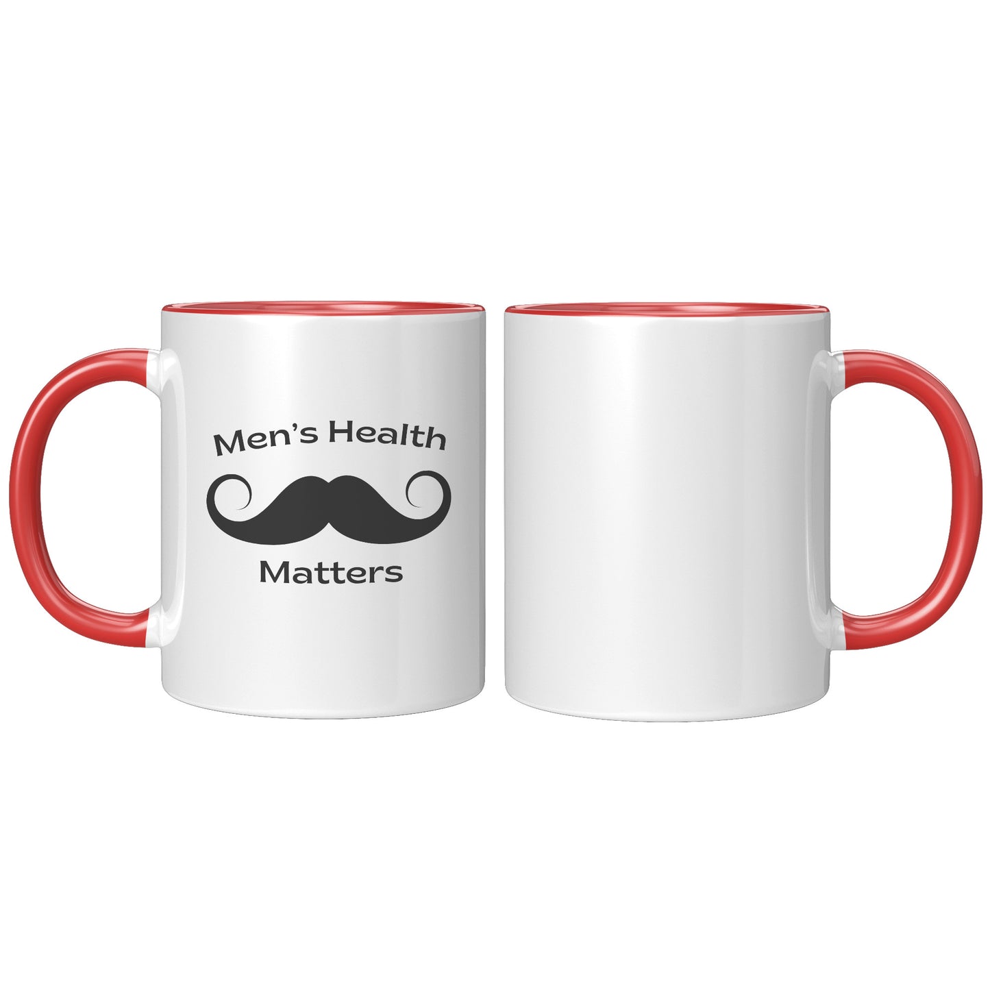 11oz Accent Mug Movember Men's Health Matters Left-Handed