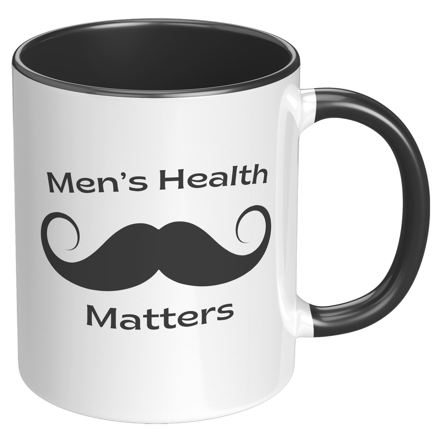 11oz Accent Mug Movember Men's Health Matters Right-Handed