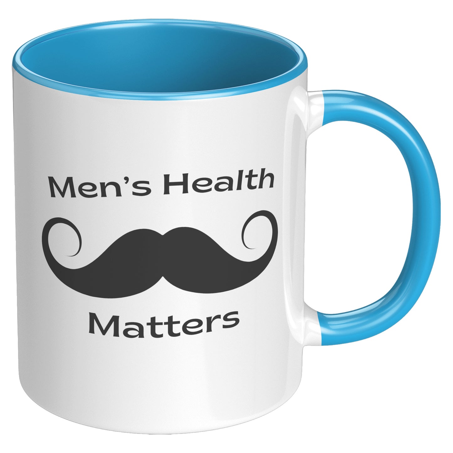 11oz Accent Mug Movember Men's Health Matters Right-Handed