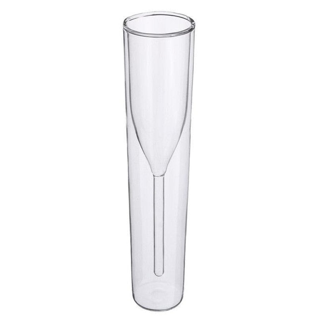 Double Wall Glasses Champagne Flutes Goblet Bubble Wine Tulip Cocktail Wedding Party Glass Cup Toasting Bodum Thule Xicaras Copo Emporium Discounts