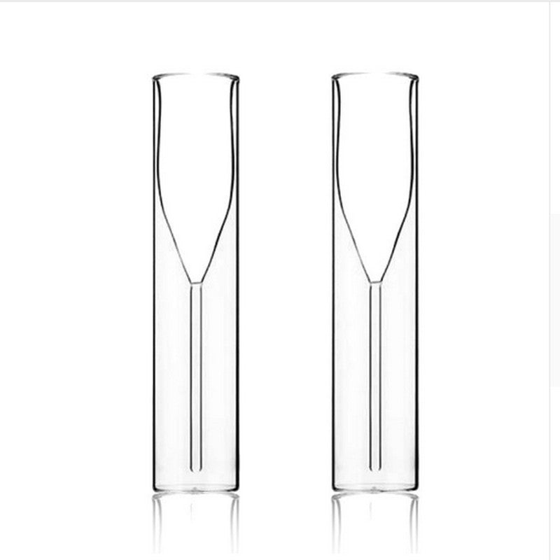 Double Wall Glasses Champagne Flutes Goblet Bubble Wine Tulip Cocktail Wedding Party Glass Cup Toasting Bodum Thule Xicaras Copo Emporium Discounts