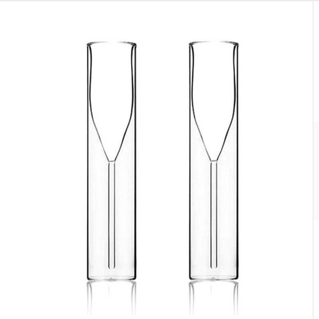 Double Wall Glasses Champagne Flutes Goblet Bubble Wine Tulip Cocktail Wedding Party Glass Cup Toasting Bodum Thule Xicaras Copo Emporium Discounts