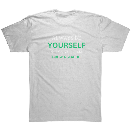 American Apparel Mens Shirt Movember Back print