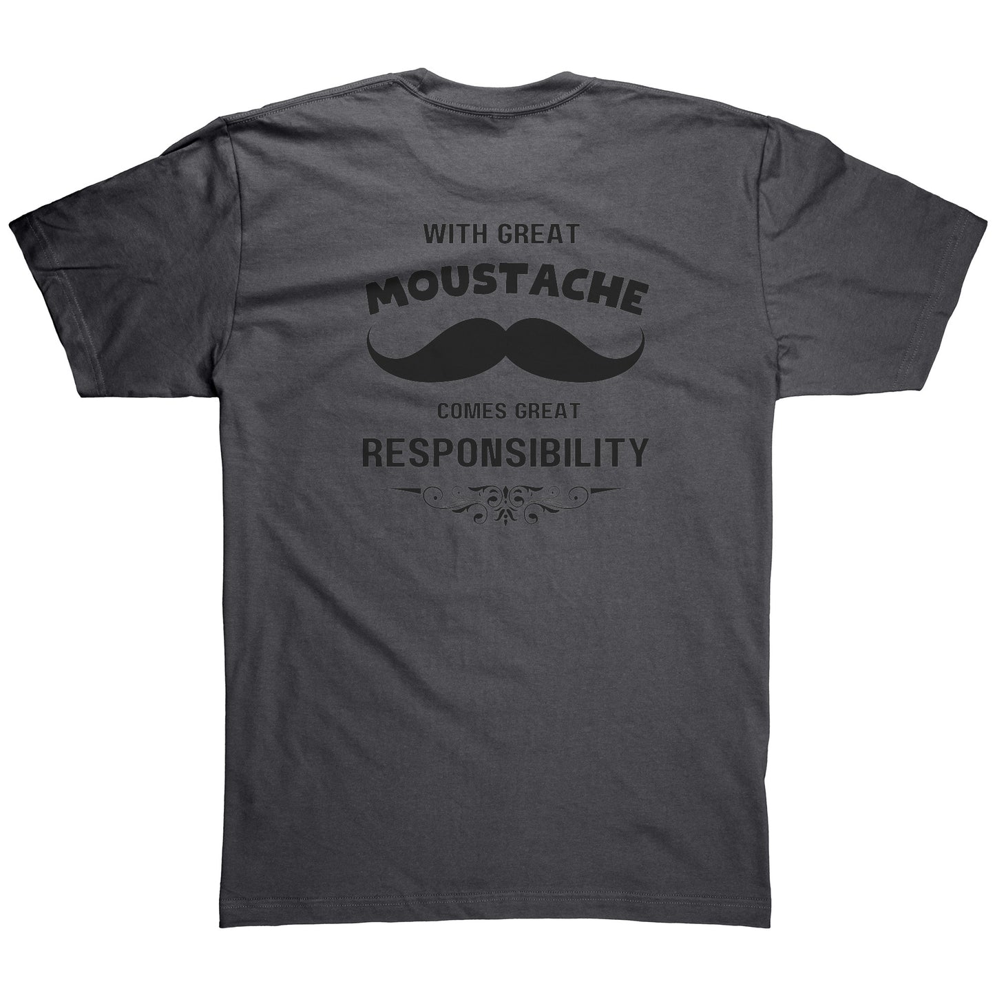 American Apparel Mens Shirt Movember Back print Design 3