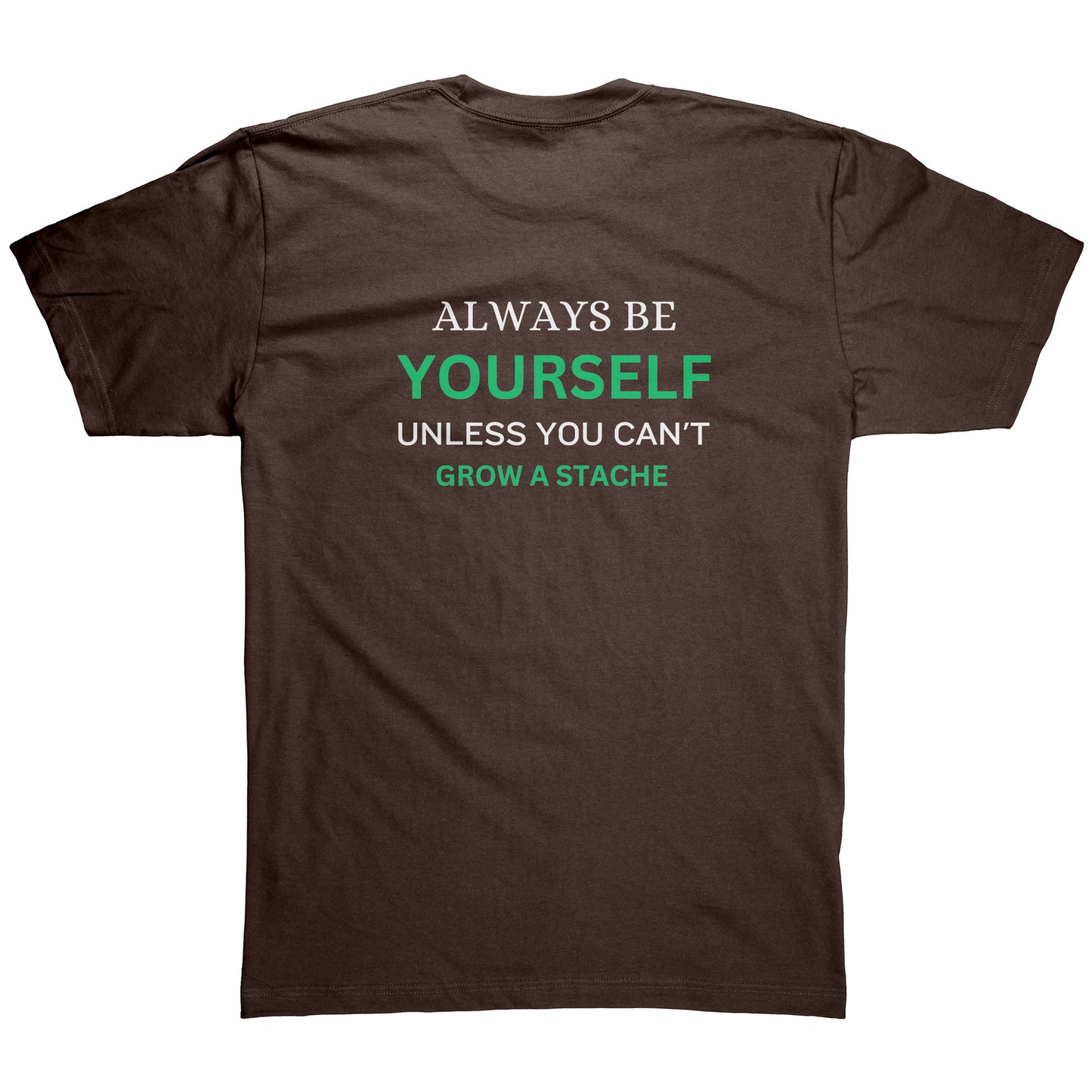 American Apparel Mens Shirt Movember Back print