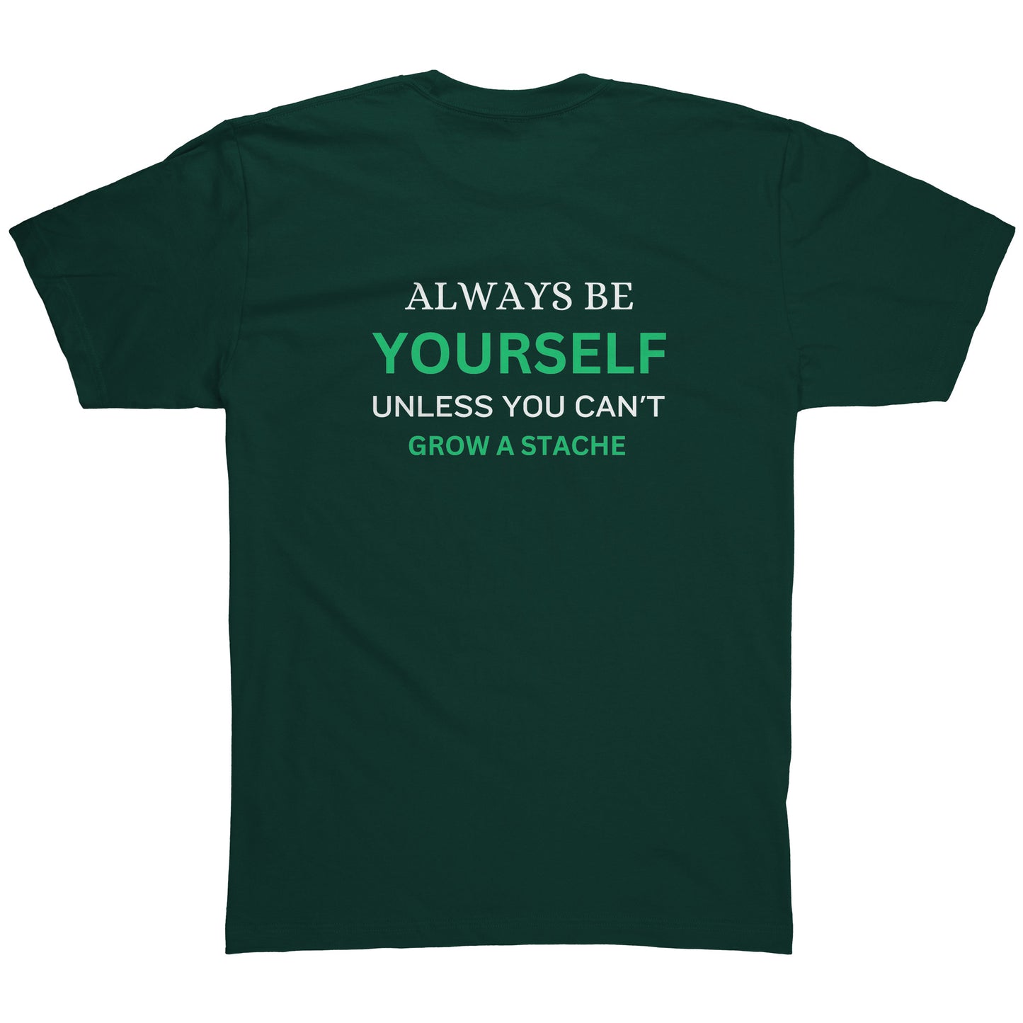 American Apparel Mens Shirt Movember Back print