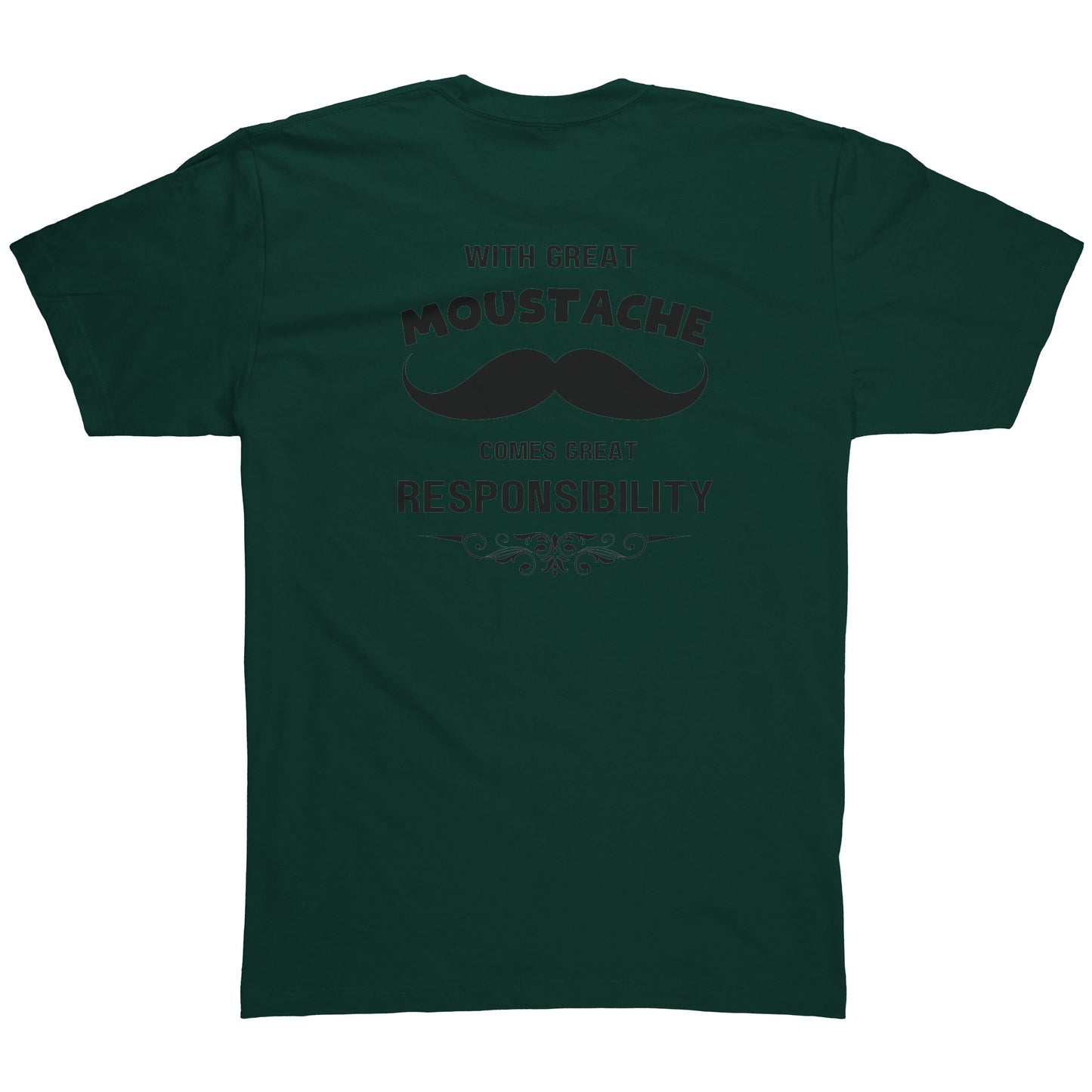 American Apparel Mens Shirt Movember Back print Design 3