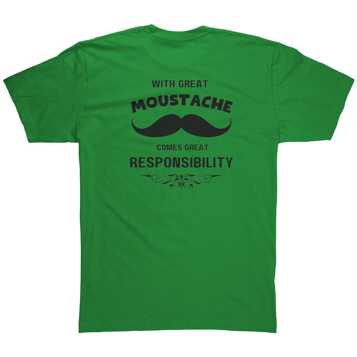 American Apparel Mens Shirt Movember Back print Design 3