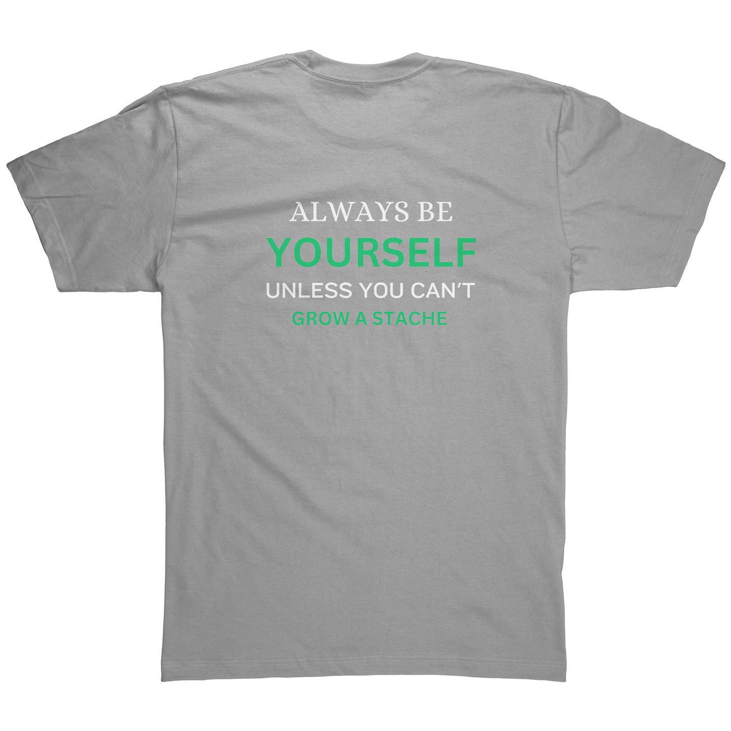 American Apparel Mens Shirt Movember Back print