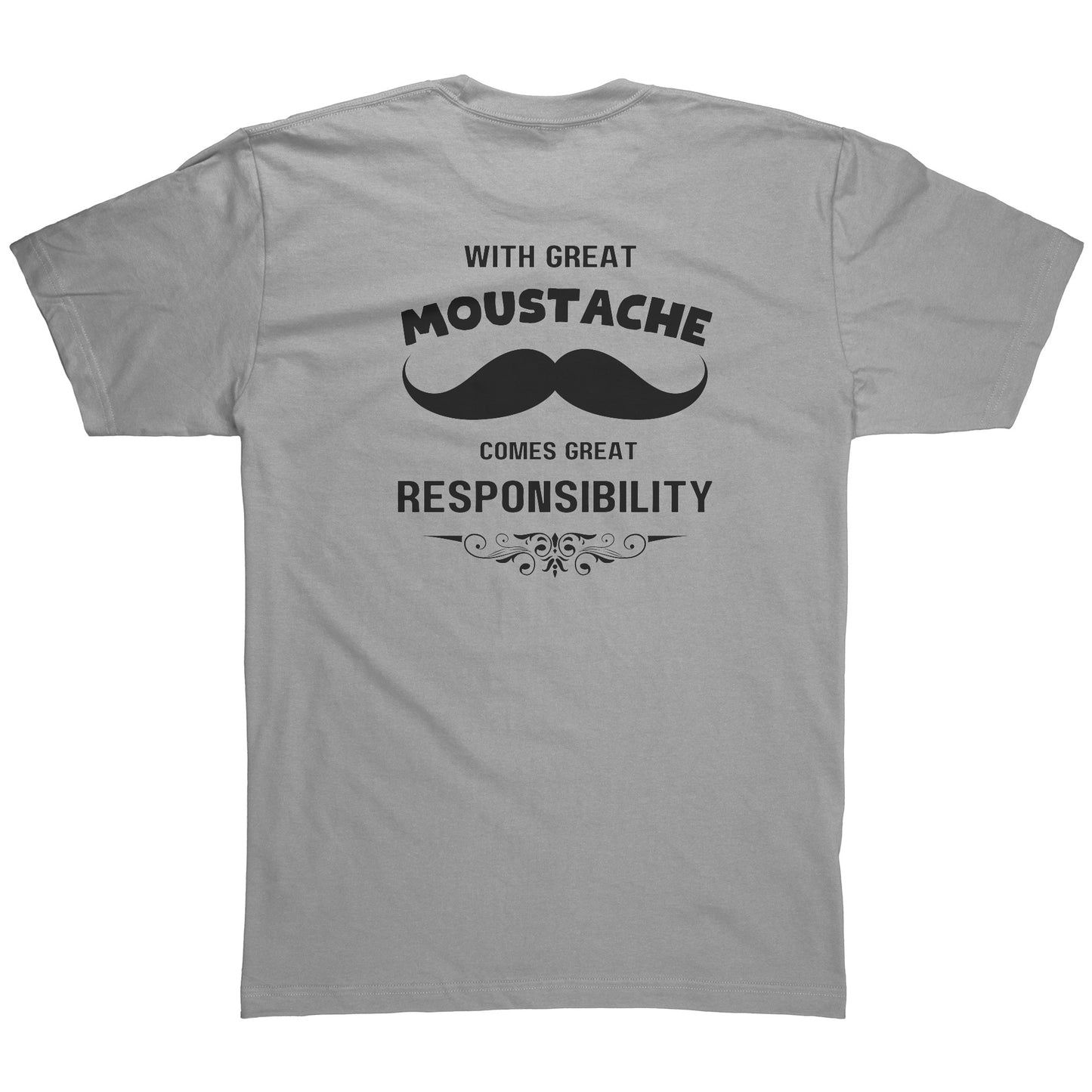 American Apparel Mens Shirt Movember Back print Design 3