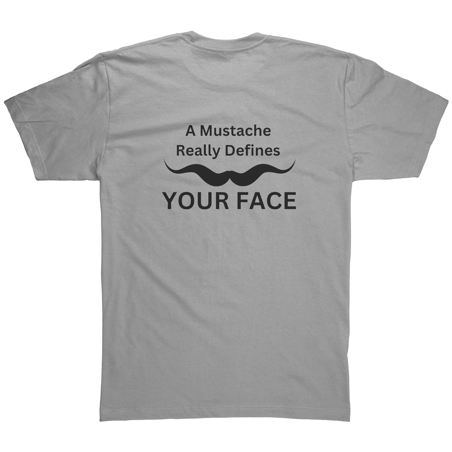 American Apparel Mens Shirt Movember Back print Design 2