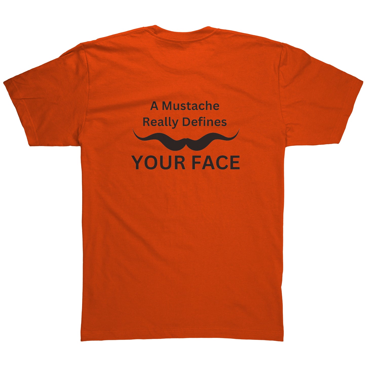 American Apparel Mens Shirt Movember Back print Design 2