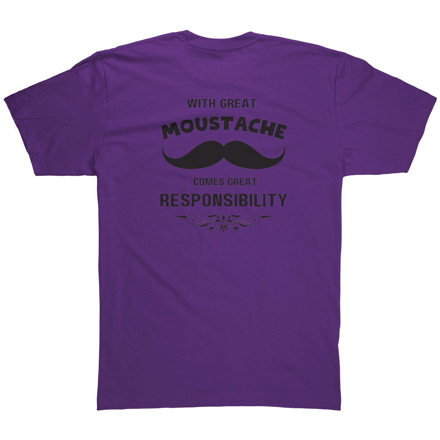American Apparel Mens Shirt Movember Back print Design 3