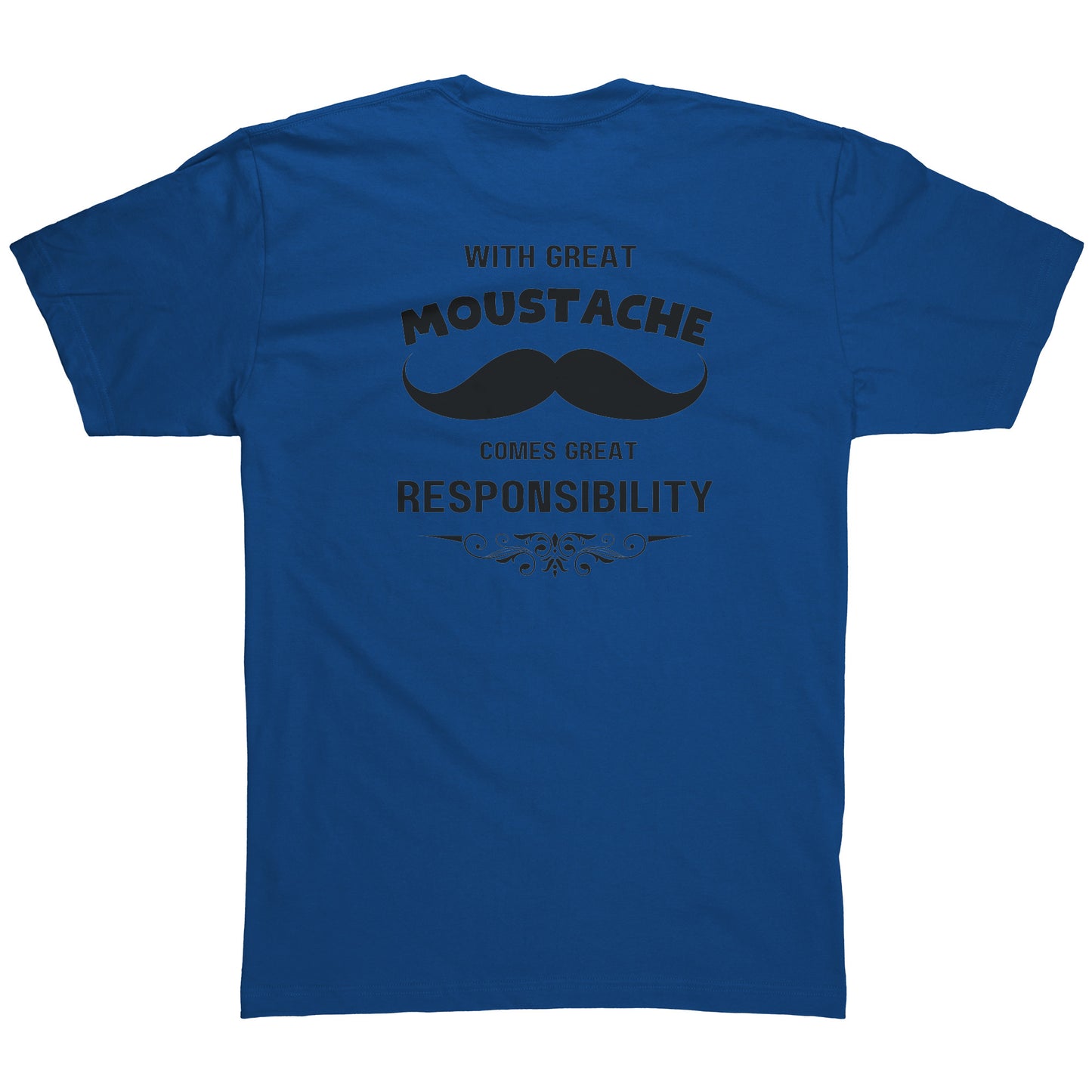 American Apparel Mens Shirt Movember Back print Design 3