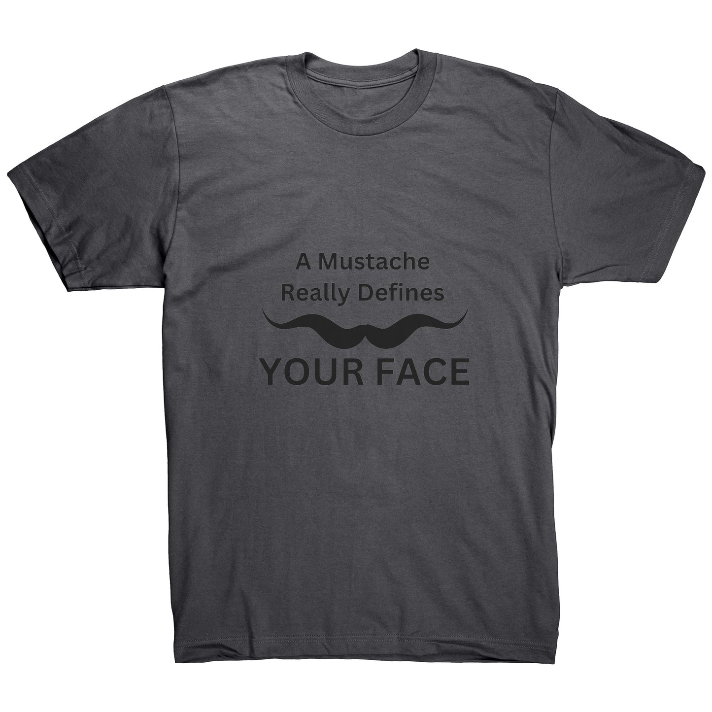 American Apparel Mens Shirt Movember Front print Design 2