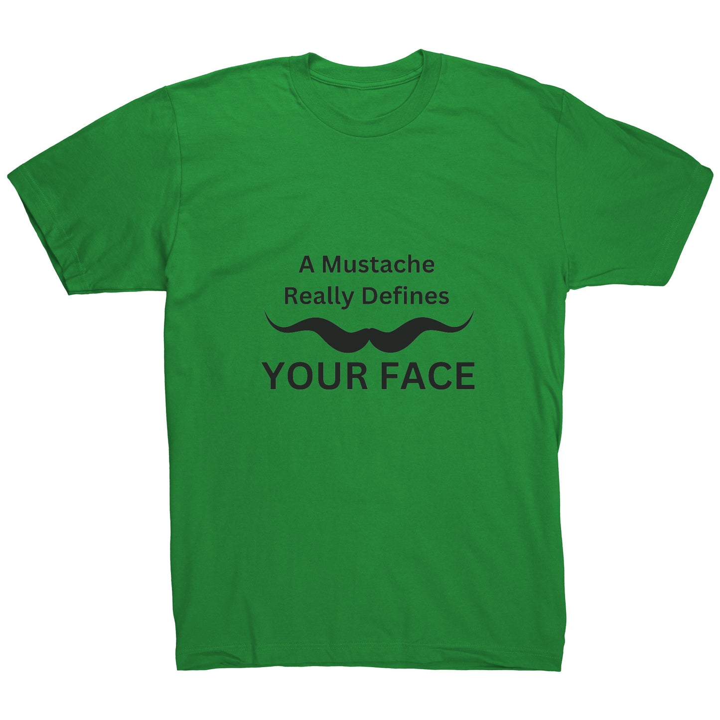 American Apparel Mens Shirt Movember Front print Design 2
