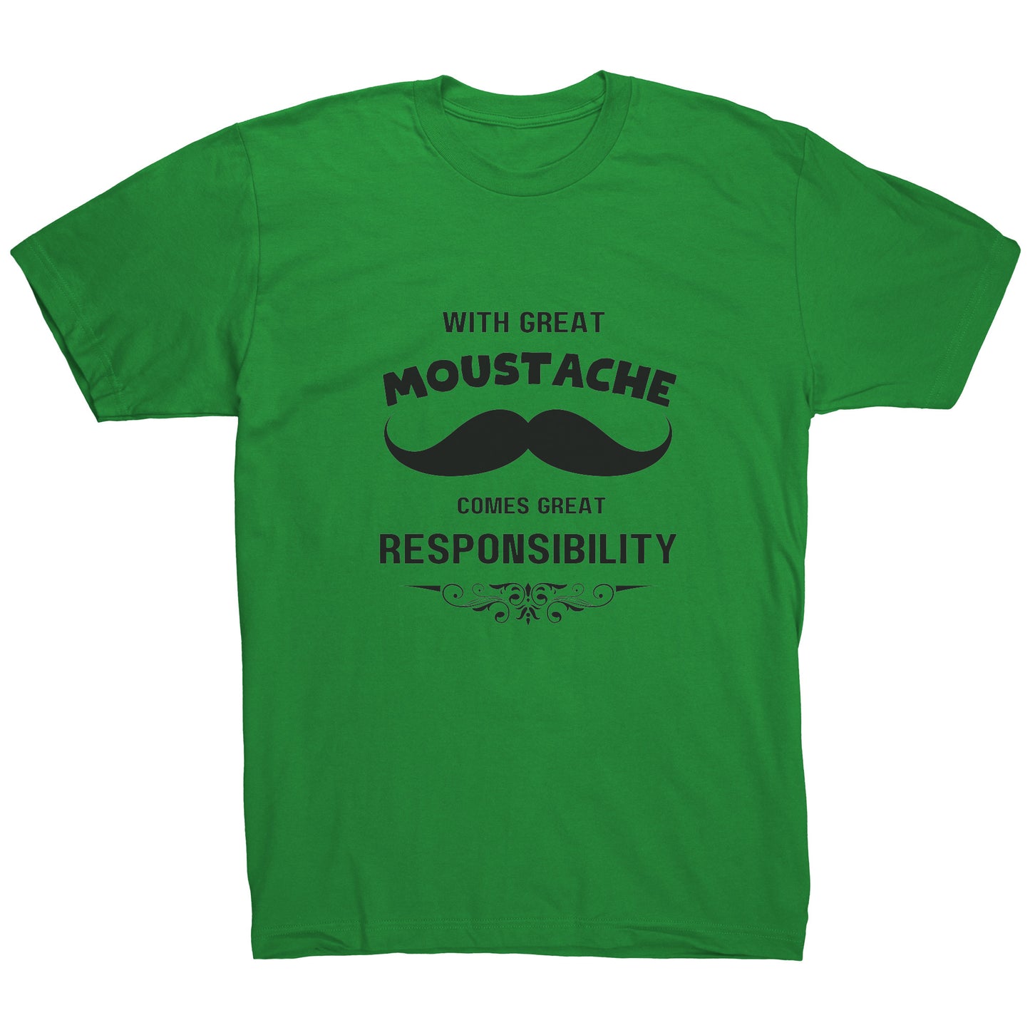 American Apparel Mens Shirt Movember Front print Design 3