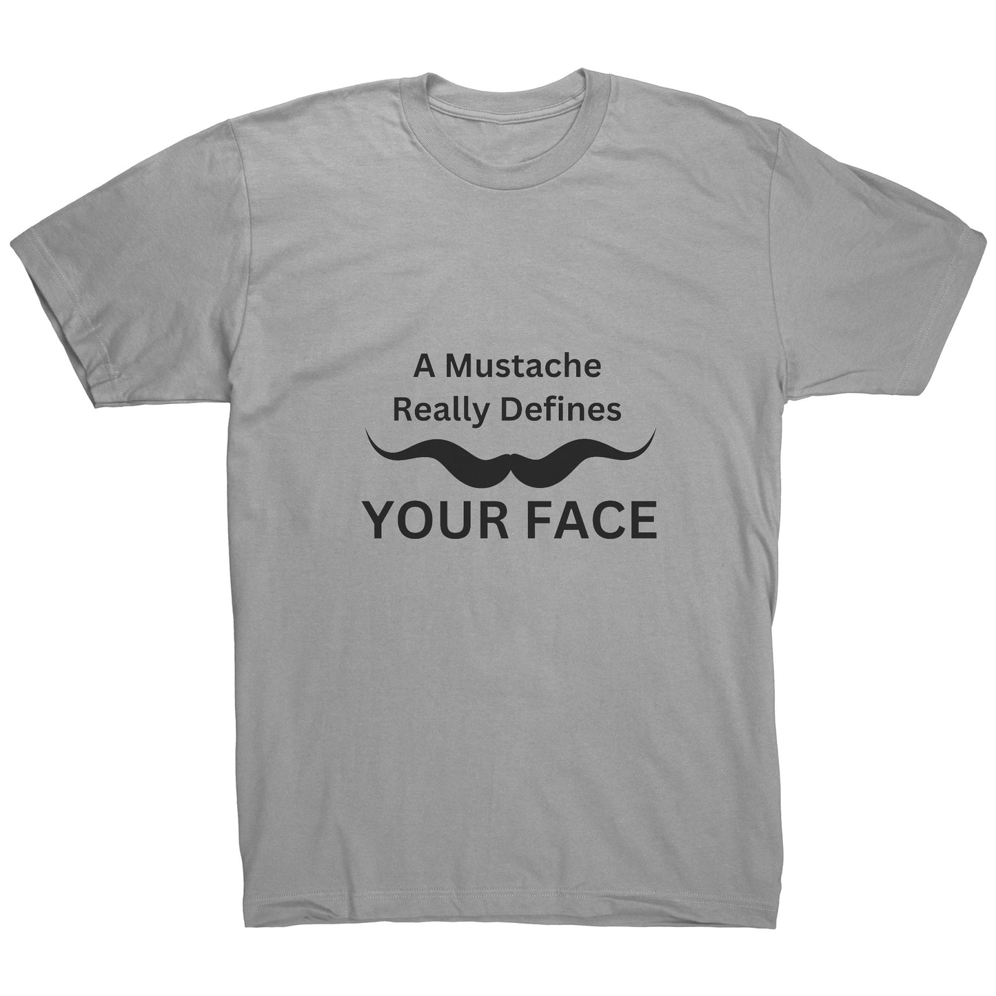 American Apparel Mens Shirt Movember Front print Design 2