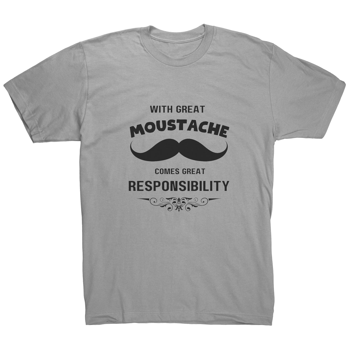American Apparel Mens Shirt Movember Front print Design 3