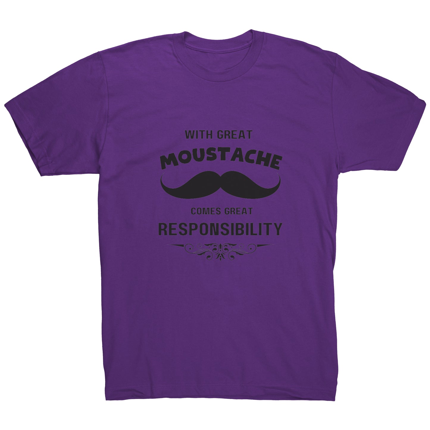 American Apparel Mens Shirt Movember Front print Design 3