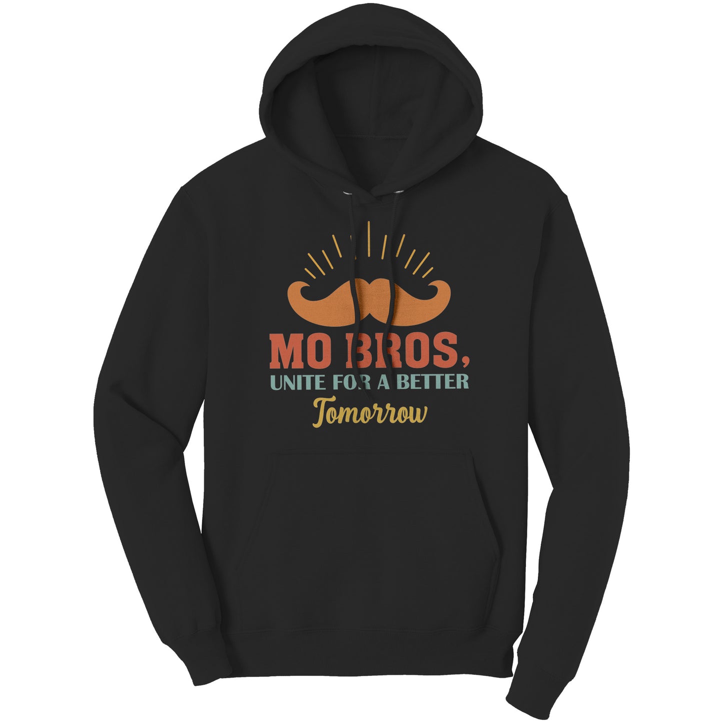 GILDAN CREWNECK SWEATSHIRT Movember MO BROS UNITE FOR A BETTER TOMORROW Front Print