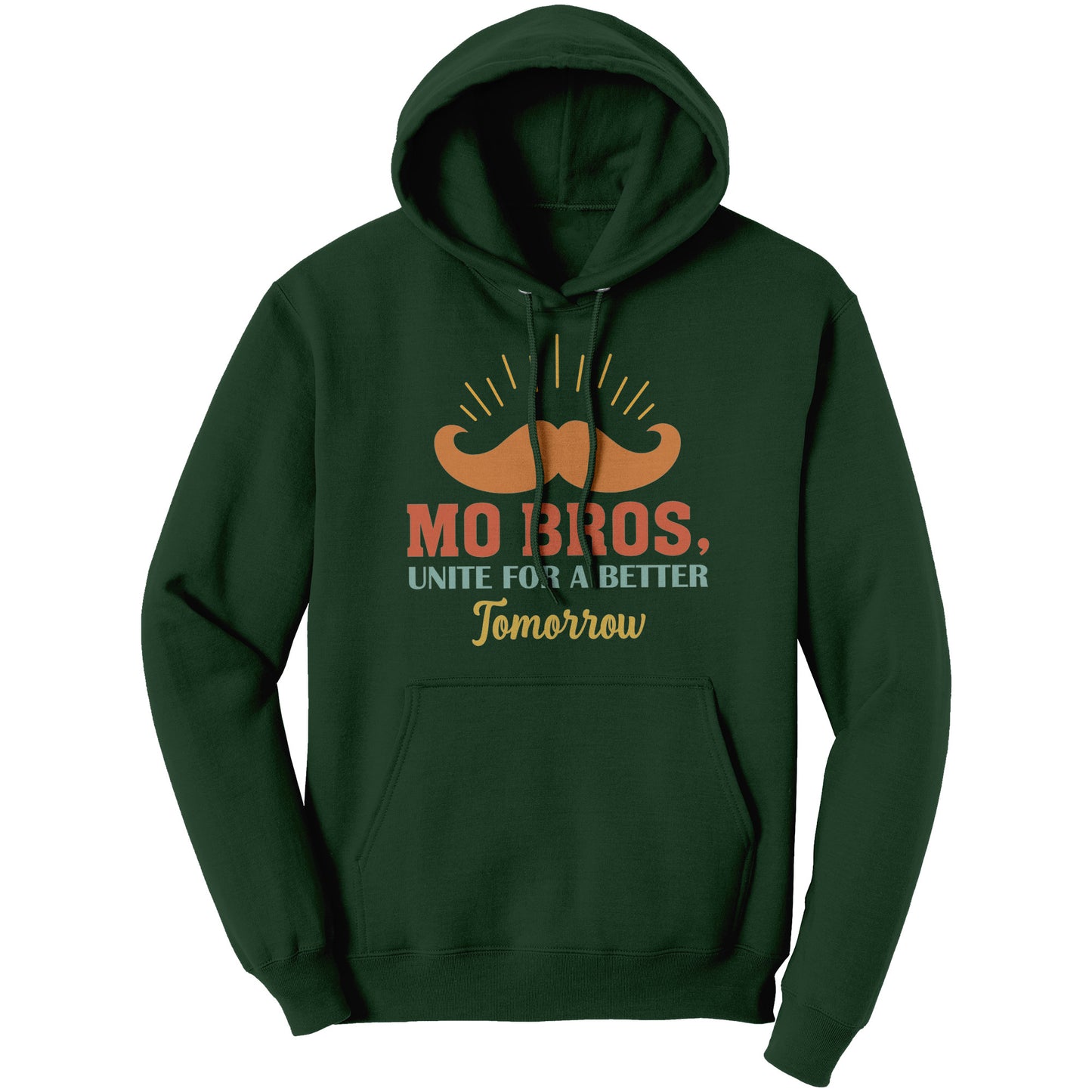GILDAN CREWNECK SWEATSHIRT Movember MO BROS UNITE FOR A BETTER TOMORROW Front Print