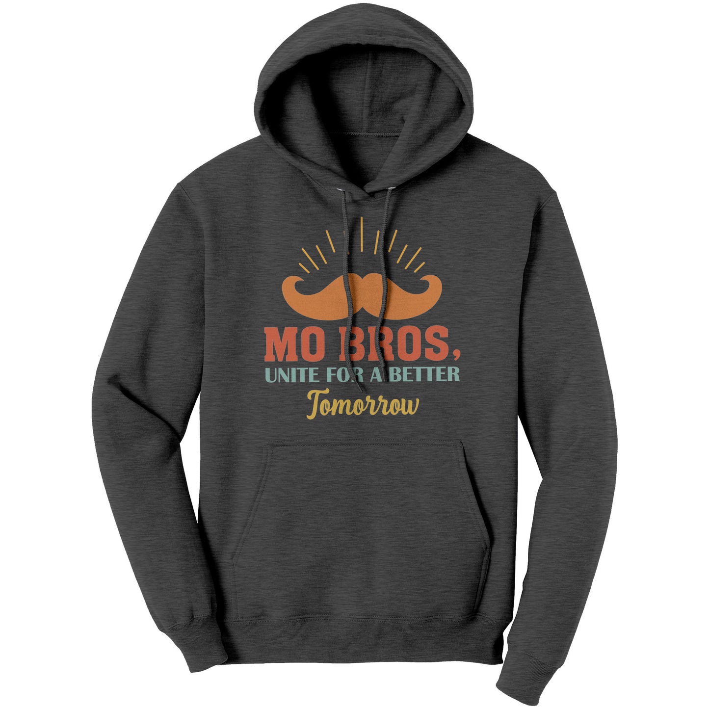 GILDAN CREWNECK SWEATSHIRT Movember MO BROS UNITE FOR A BETTER TOMORROW Front Print