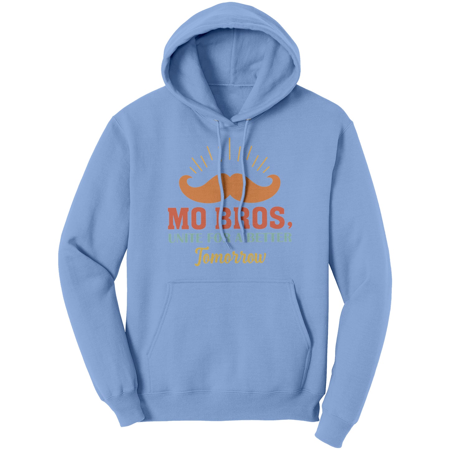 GILDAN CREWNECK SWEATSHIRT Movember MO BROS UNITE FOR A BETTER TOMORROW Front Print
