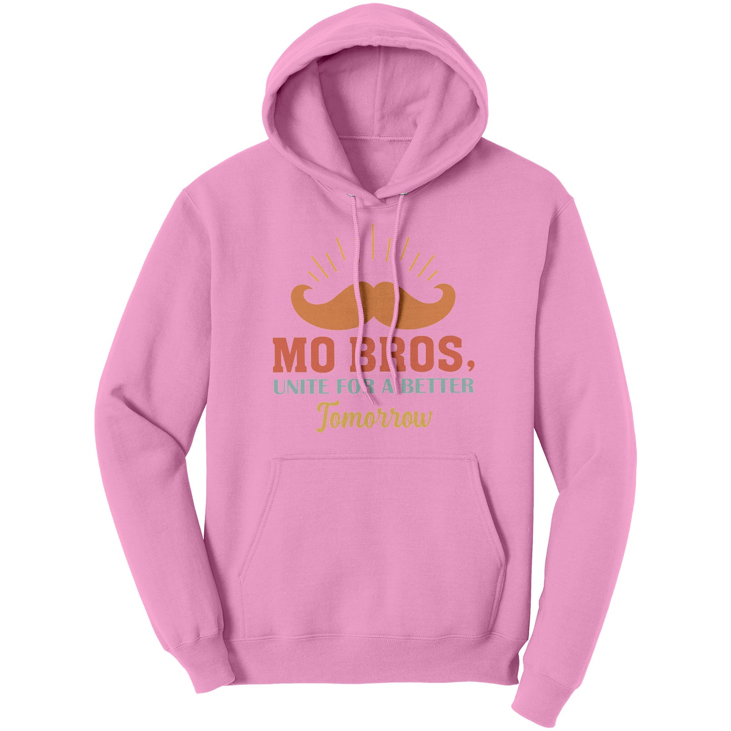 GILDAN CREWNECK SWEATSHIRT Movember MO BROS UNITE FOR A BETTER TOMORROW Front Print