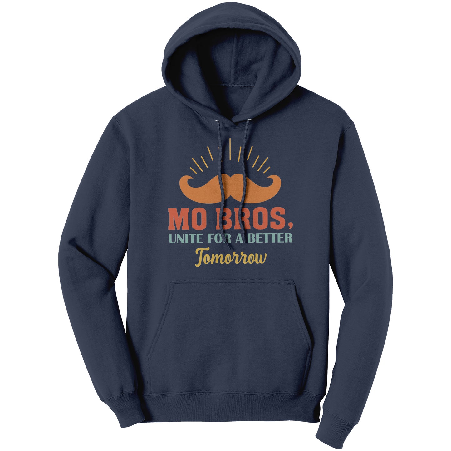 GILDAN CREWNECK SWEATSHIRT Movember MO BROS UNITE FOR A BETTER TOMORROW Front Print
