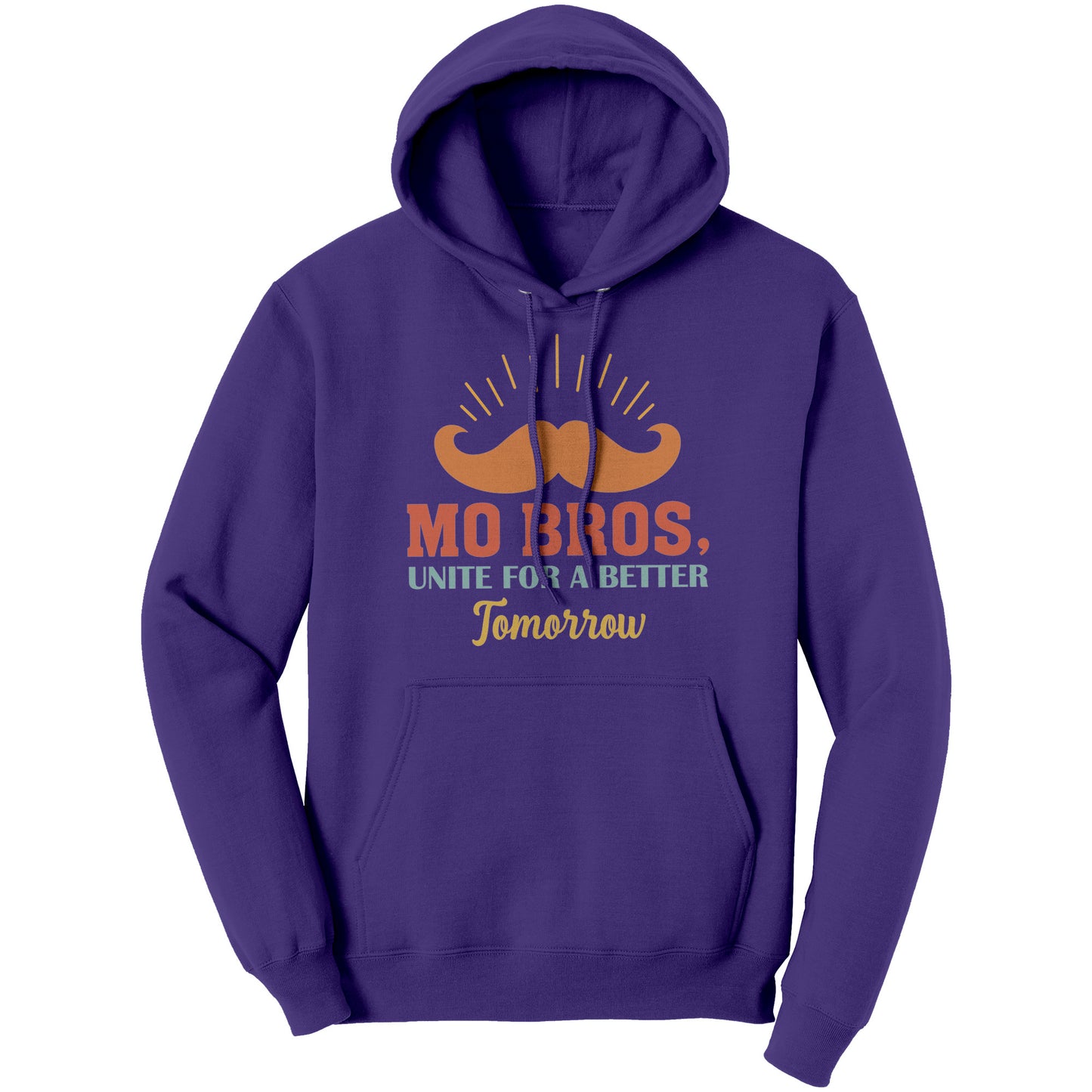 GILDAN CREWNECK SWEATSHIRT Movember MO BROS UNITE FOR A BETTER TOMORROW Front Print