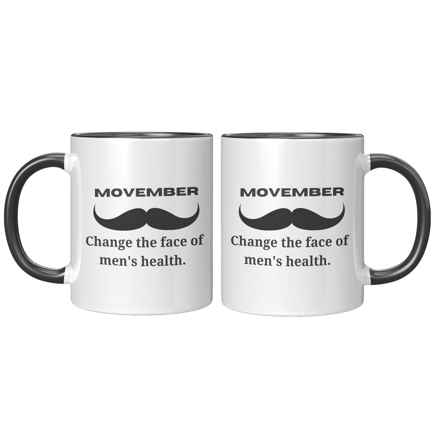 Mug Movember Change The Face Of Men's Health Both Side