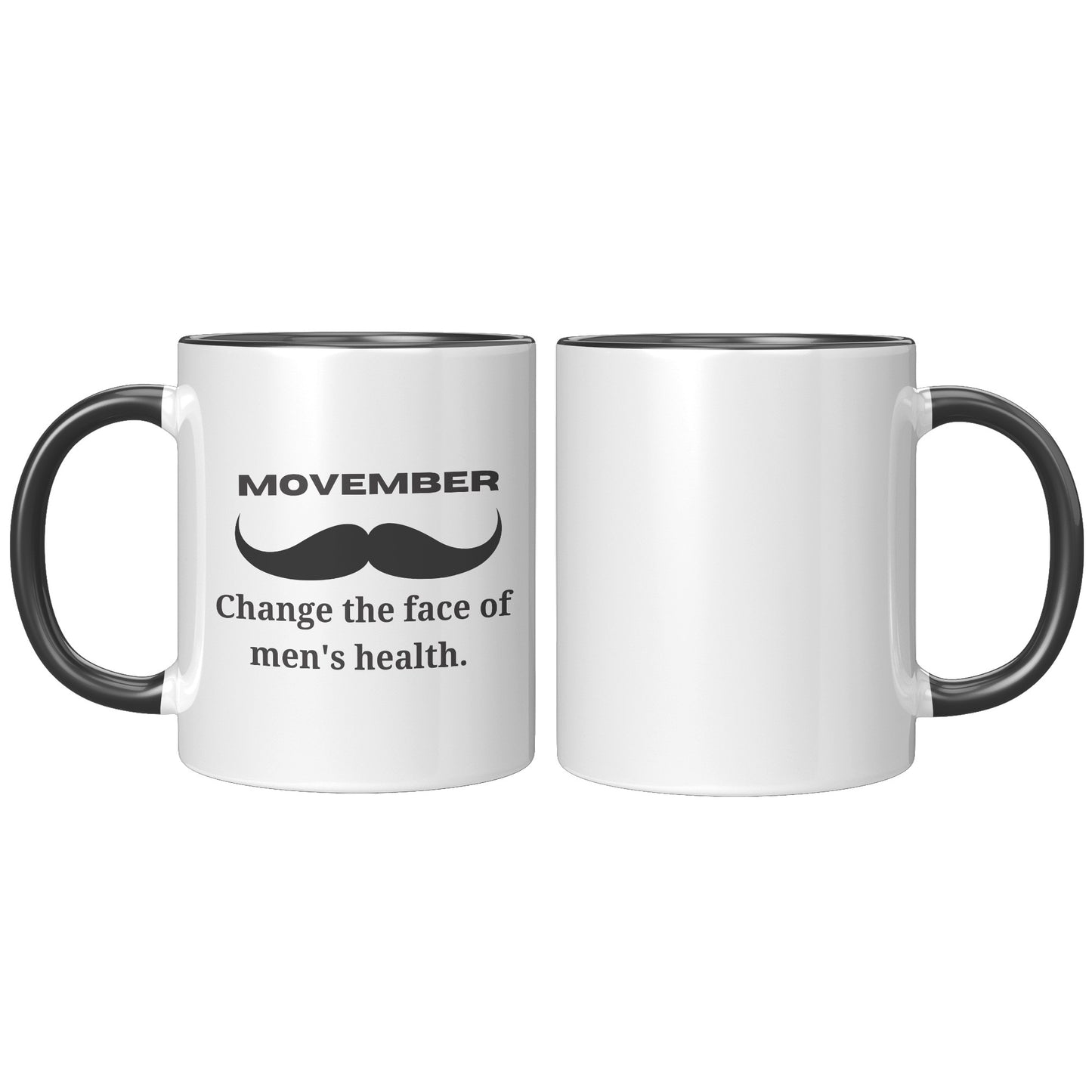 Mug Movember Change The Face Of Men's Health Left-Handed