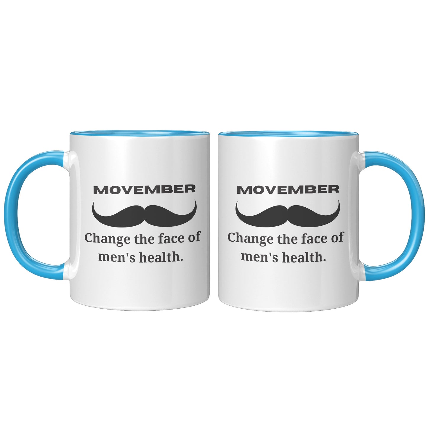 Mug Movember Change The Face Of Men's Health Both Side