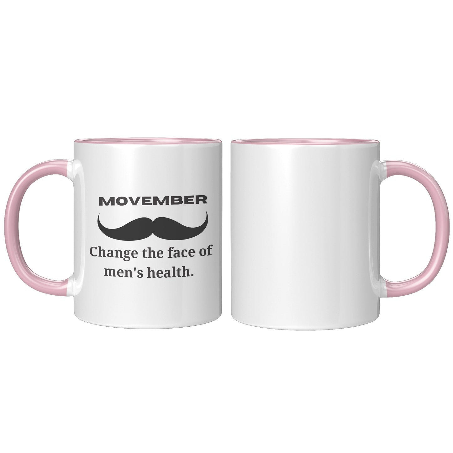 Mug Movember Change The Face Of Men's Health Left-Handed