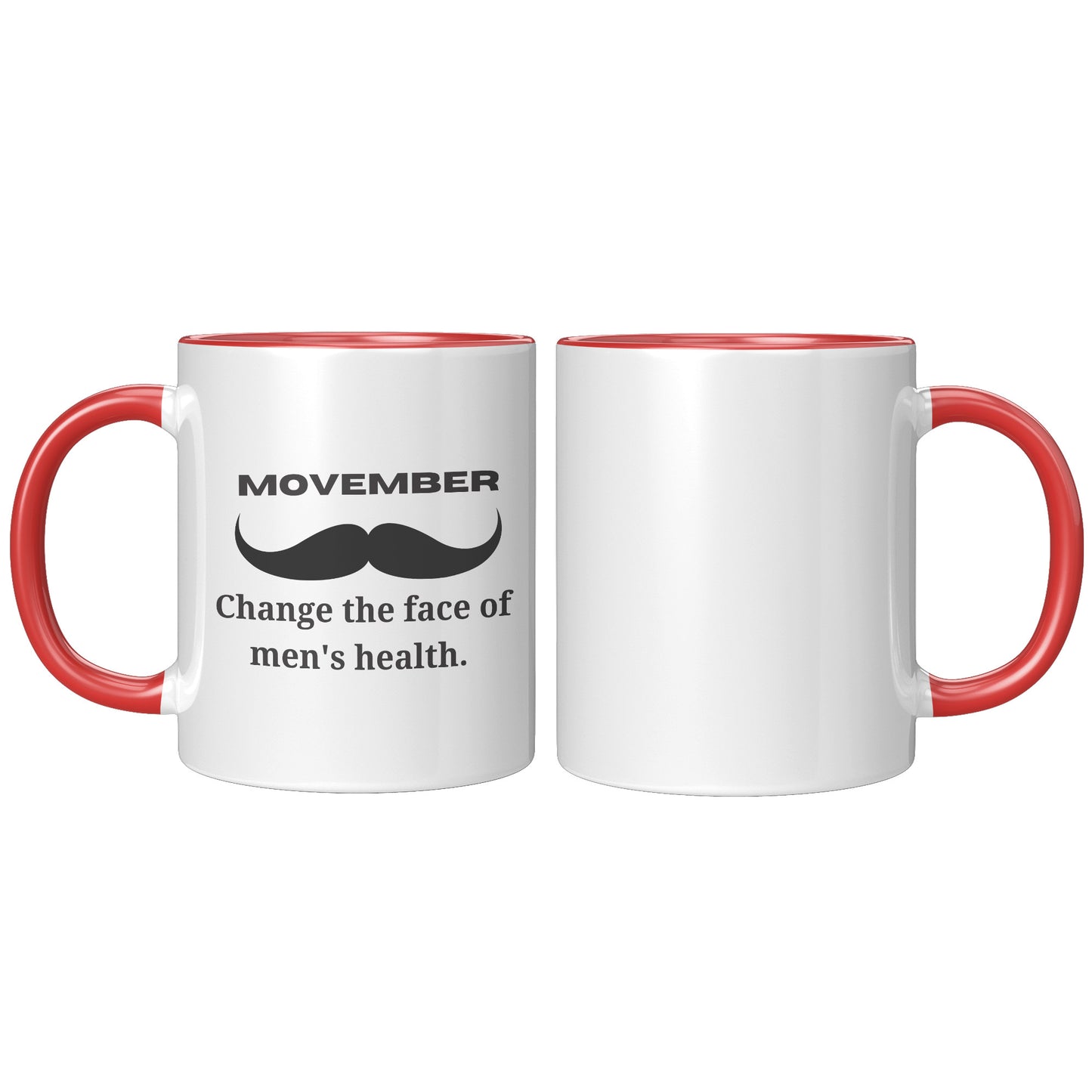 Mug Movember Change The Face Of Men's Health Left-Handed