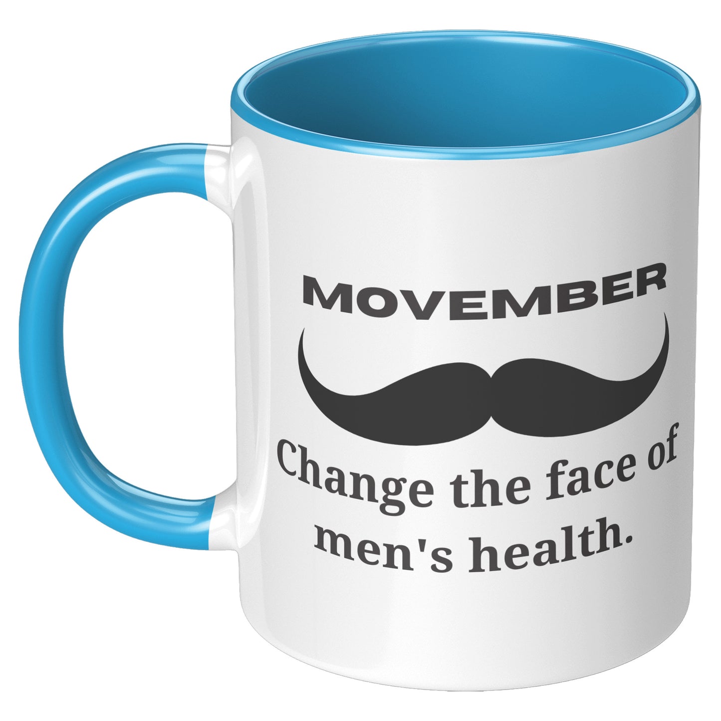 Mug Movember Change The Face Of Men's Health Both Side