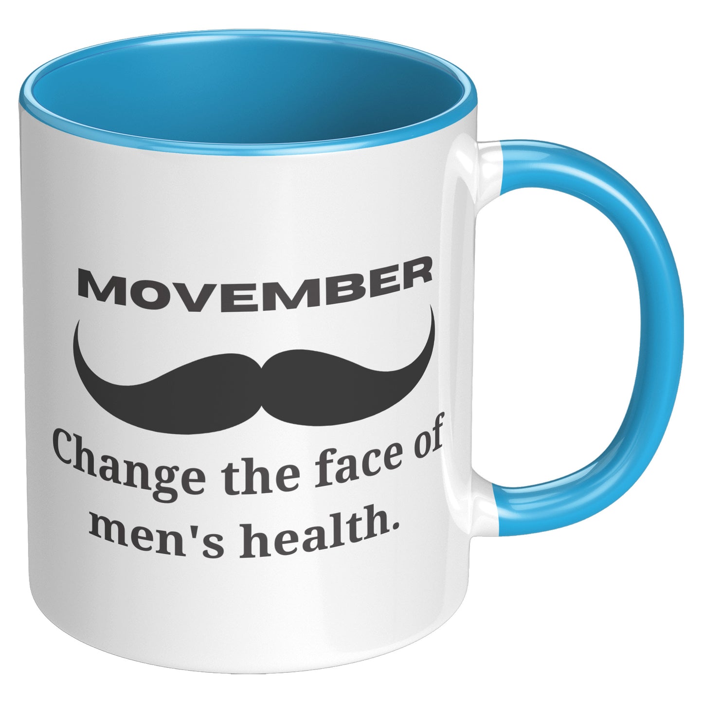 Mug Movember Change The Face Of Men's Health Both Side