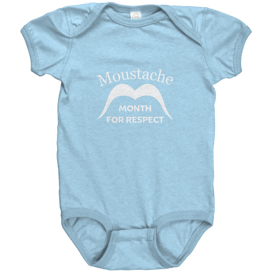 Rabbit Skins Baby Bodysuit Movember Month For Respect