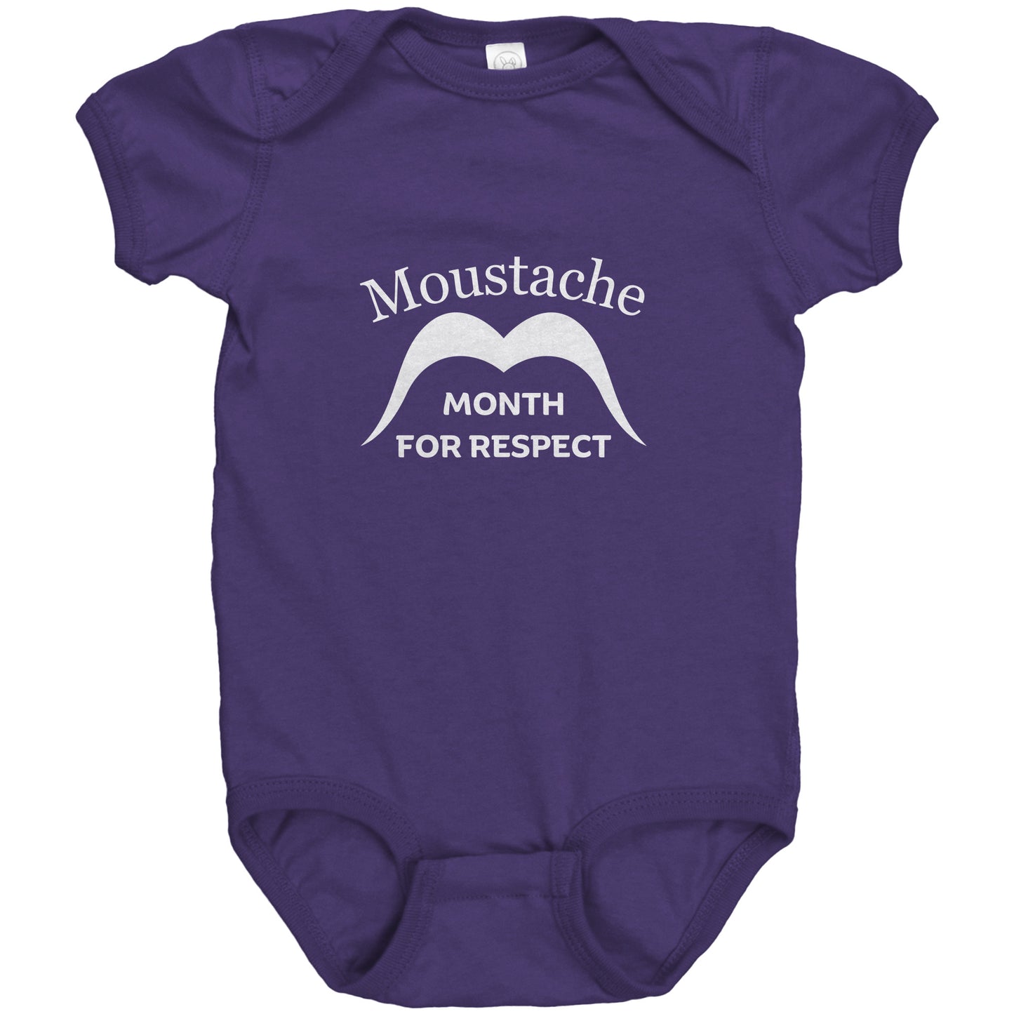 Rabbit Skins Baby Bodysuit Movember Month For Respect