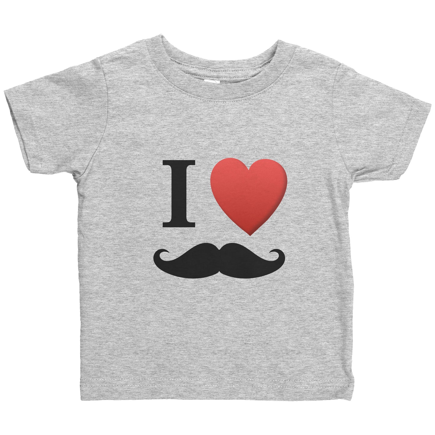 Rabbit Skins Infant Shirt Movember I Love Moustache