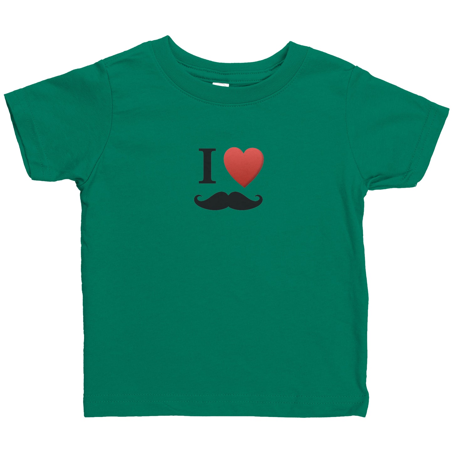 Rabbit Skins Infant Shirt Movember Moustache Month For Respect + Back I Love Moustache