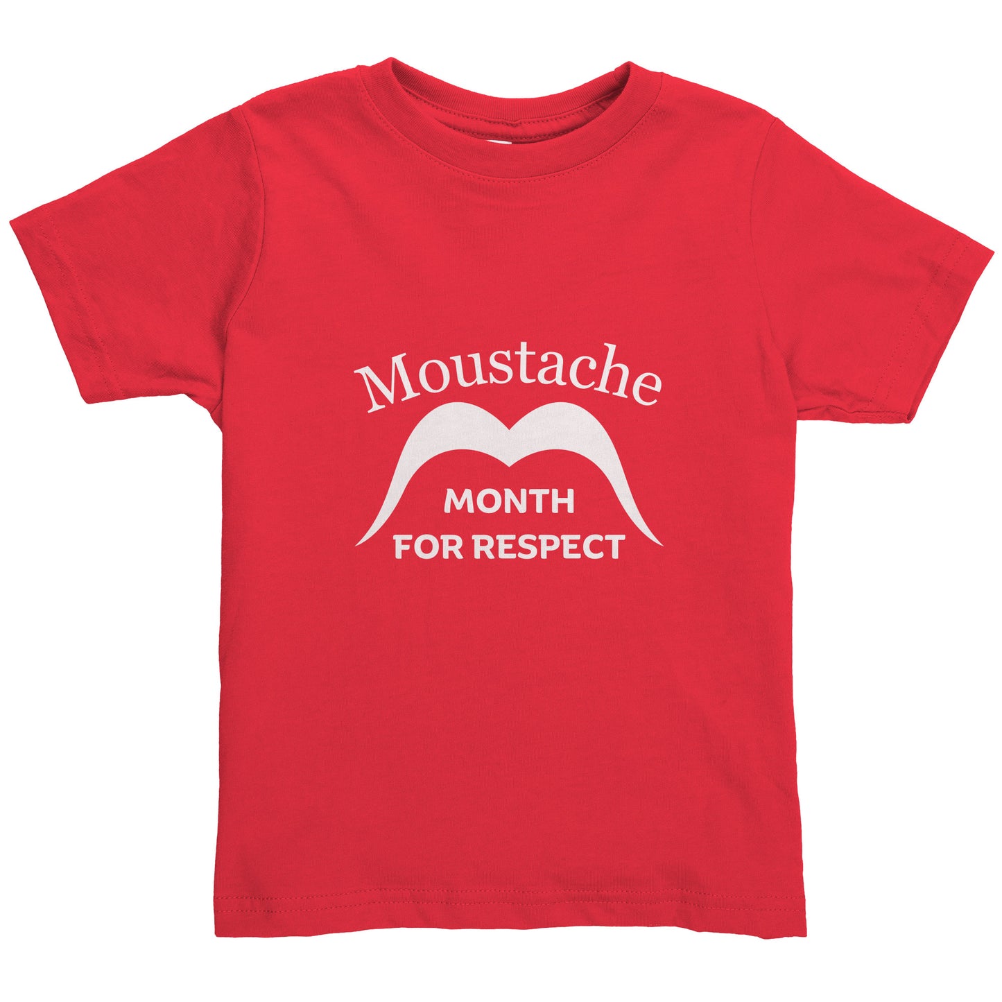 Rabbit Skins Toddler Shirt Front Movember Month Of Respect