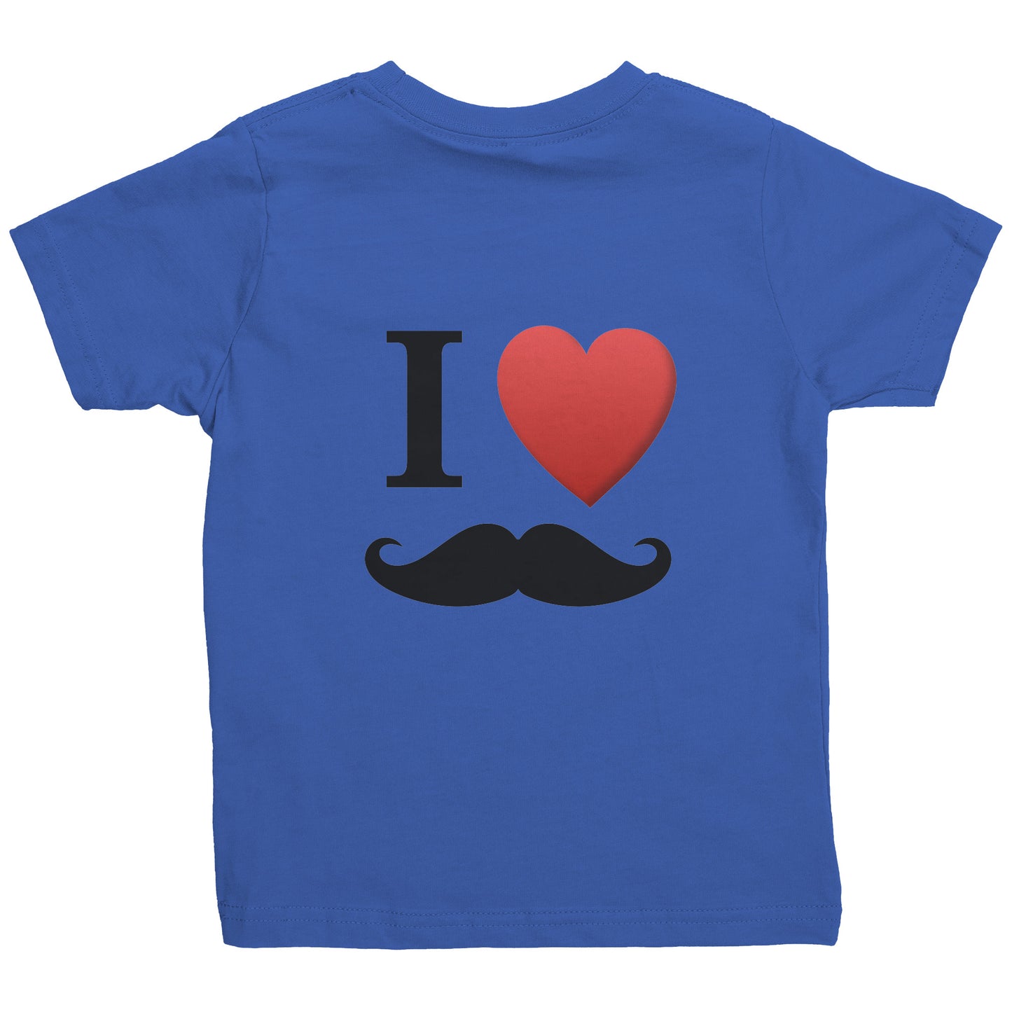 Rabbit Skins Toddler Shirt I Love Moustache Movember