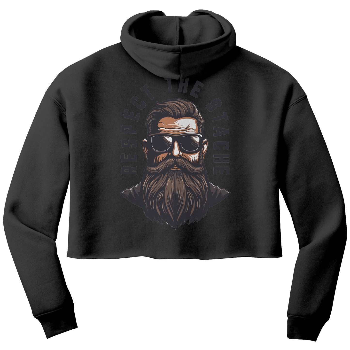 Respect The Stache Fleece Hoodie