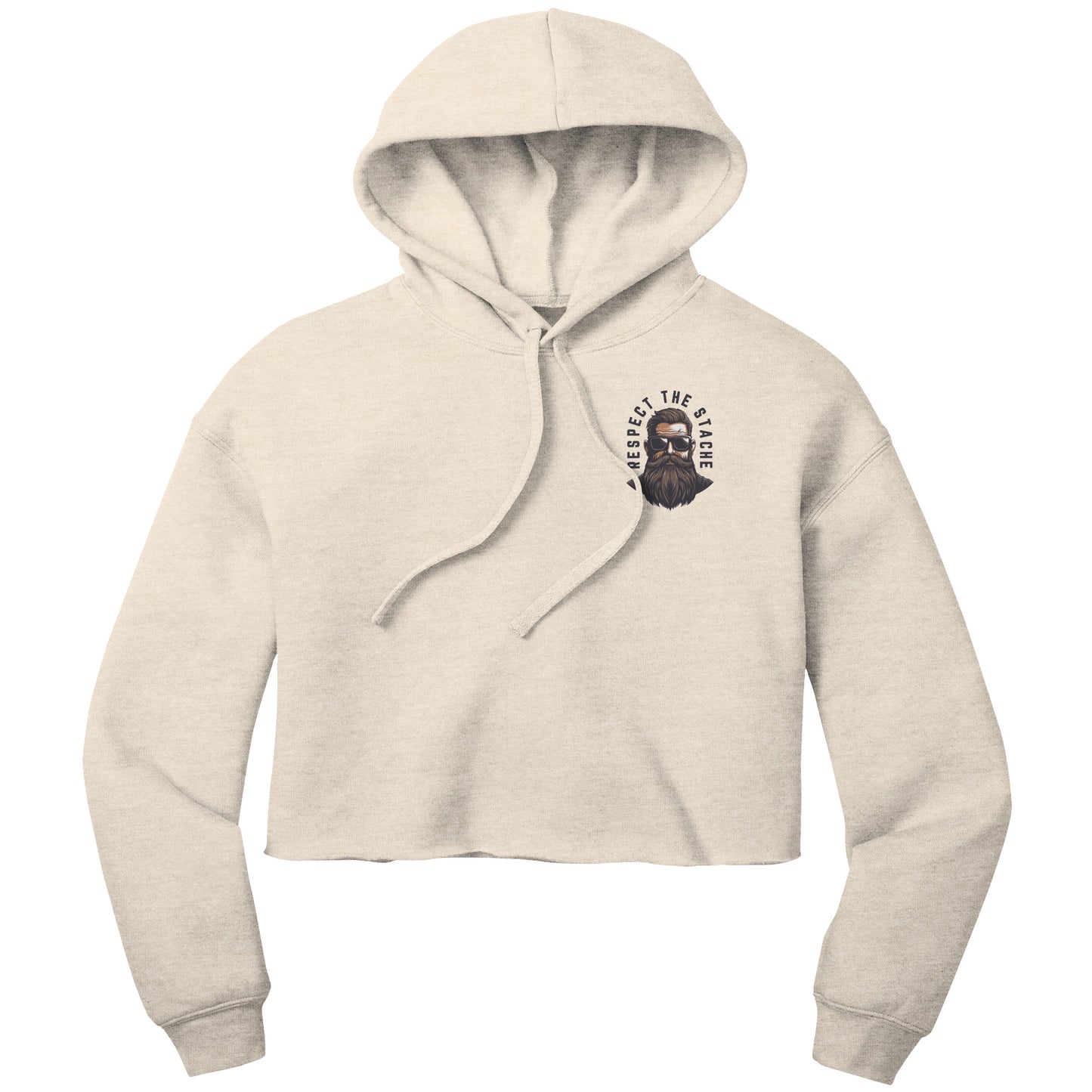 Respect The Stache Fleece Hoodie