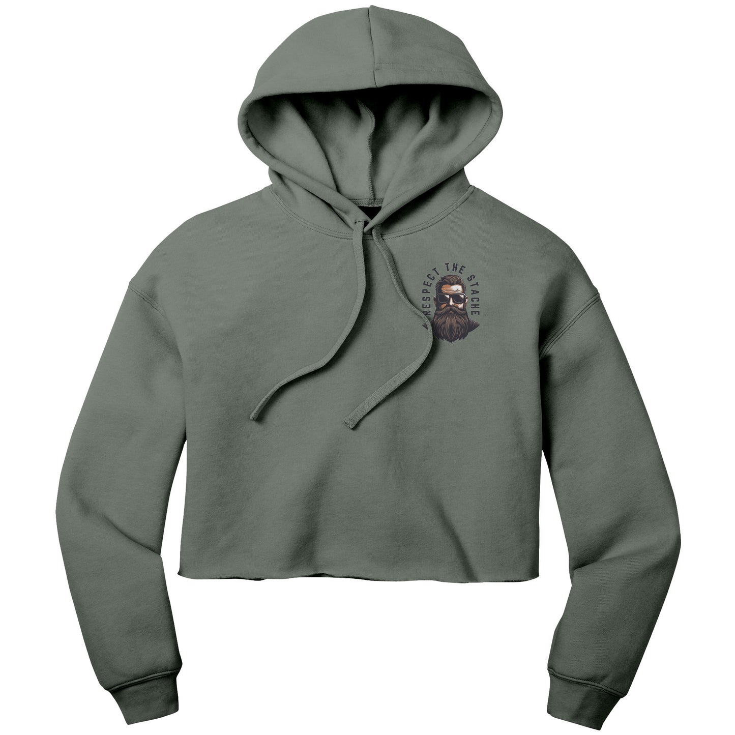 Respect The Stache Fleece Hoodie