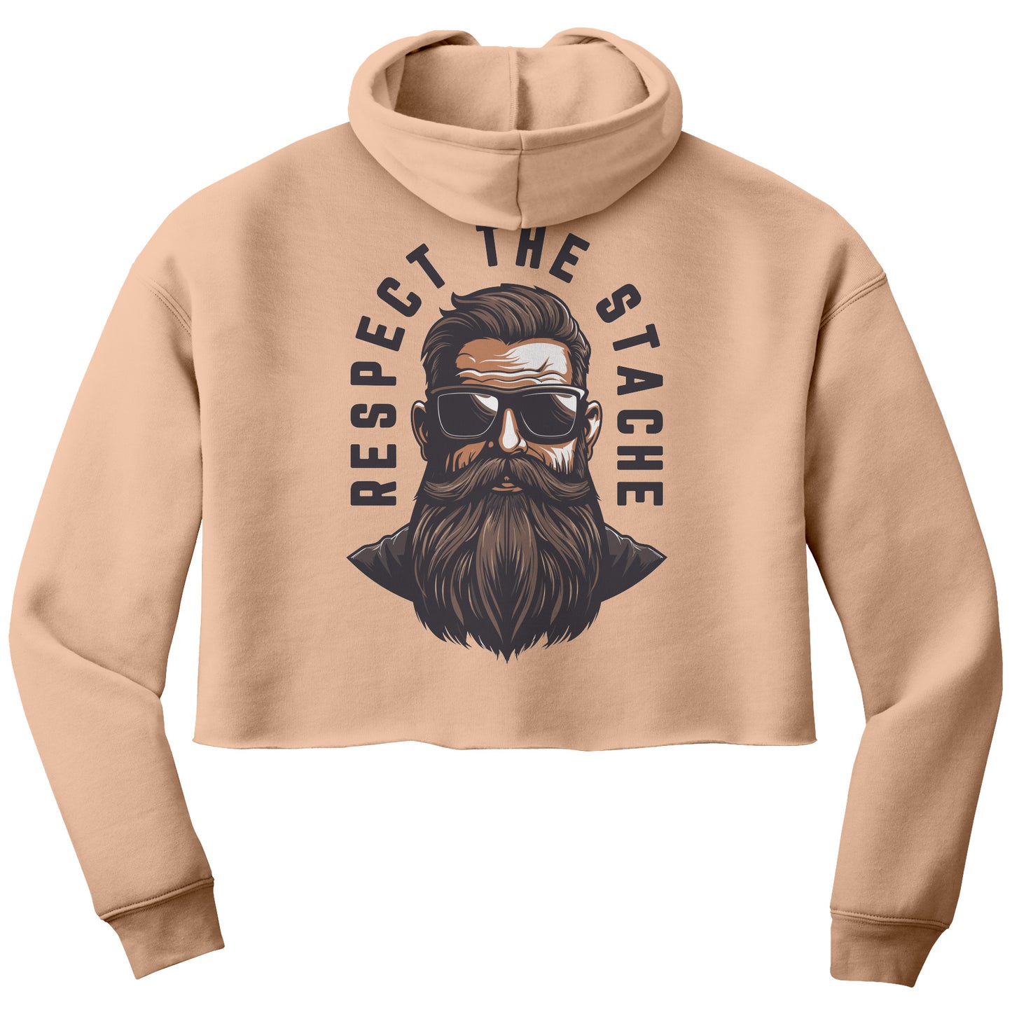 Respect The Stache Fleece Hoodie